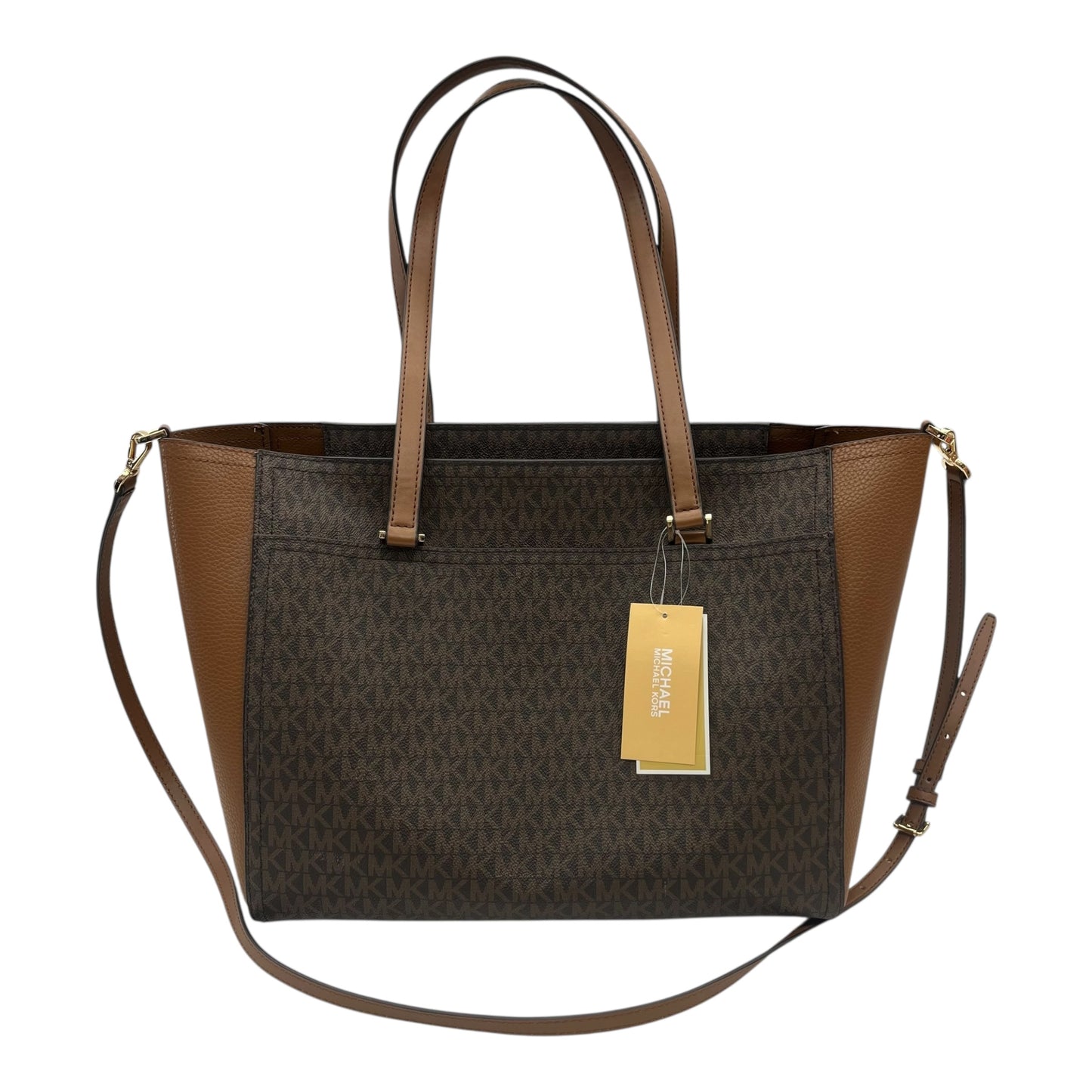 Handbag Designer By Michael Kors In Brown, Size:Large