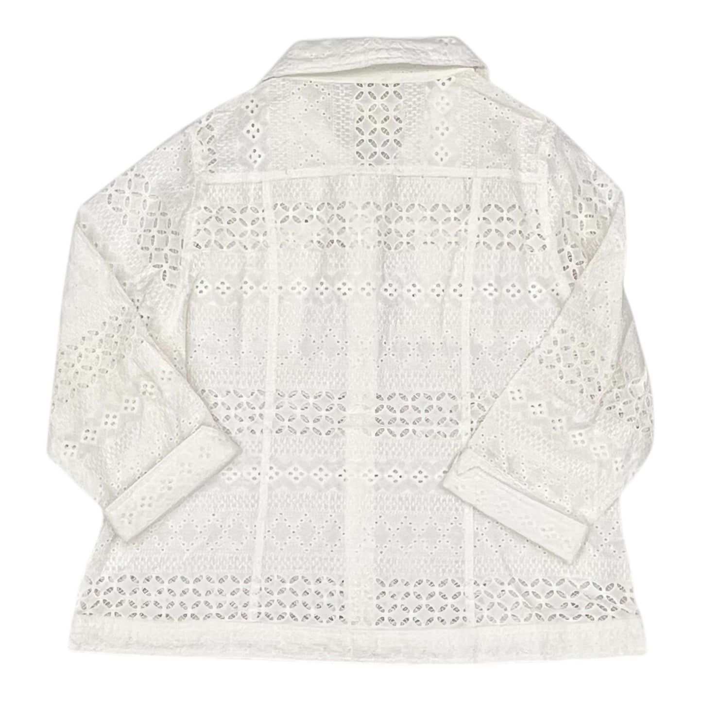 Jacket Other By Clothes Mentor In White, Size:Xl