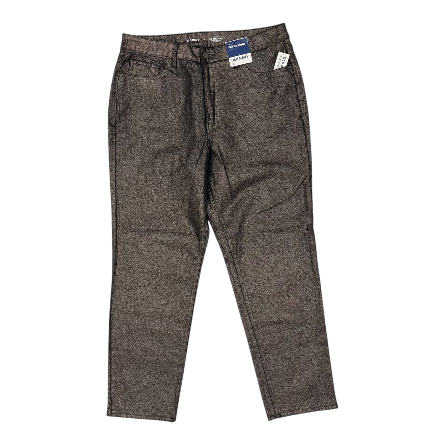 Jeans Straight By Old Navy In Bronze, Size:12