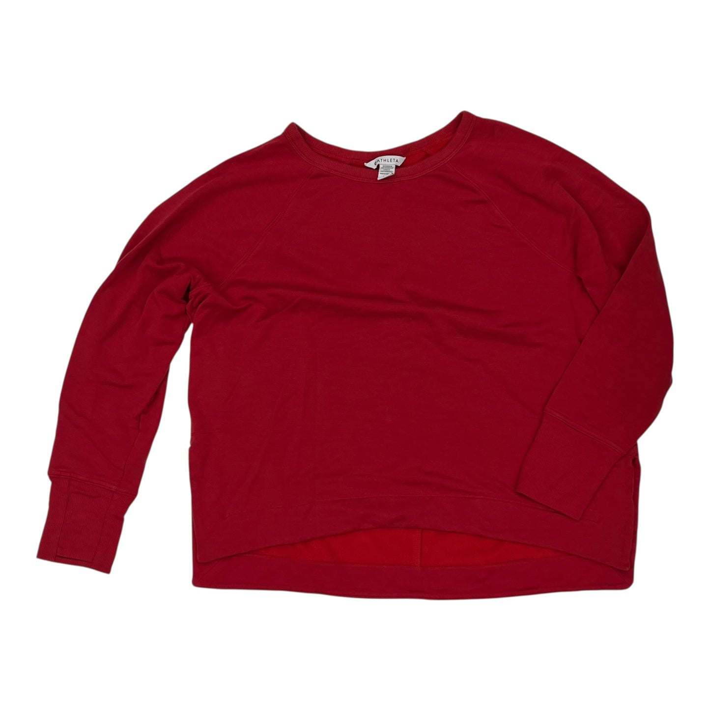 Sweatshirt Crewneck By Athleta In Red, Size:L