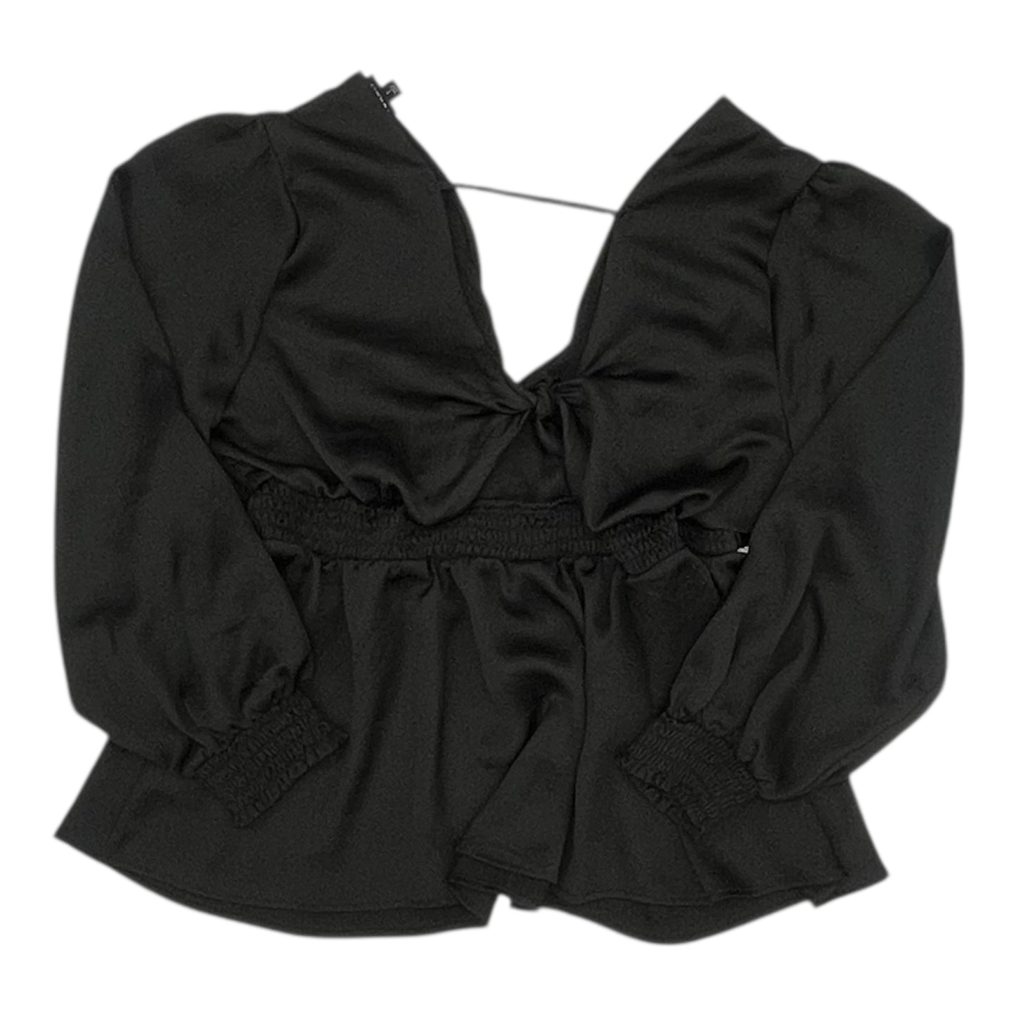 Blouse Ls By Torrid In Black, Size:1X