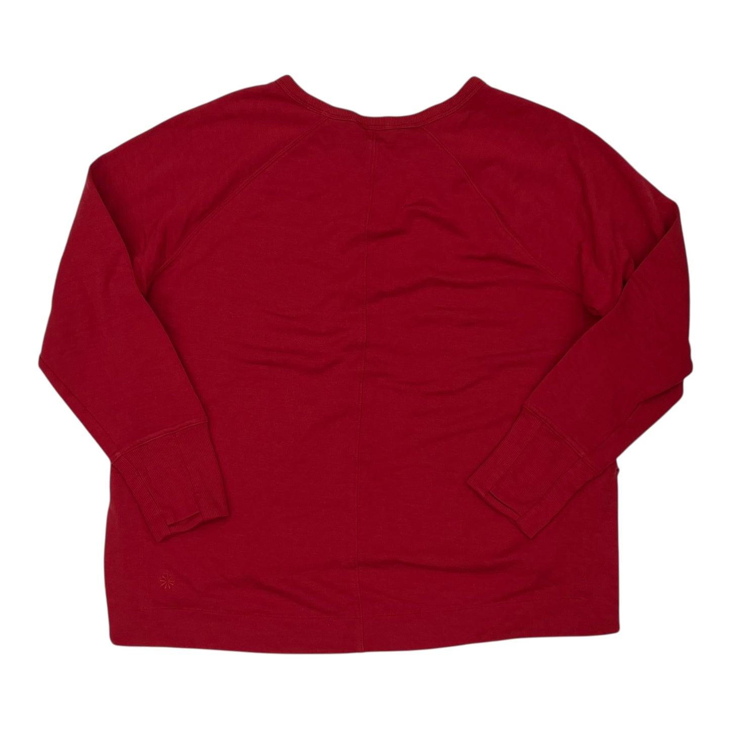 Sweatshirt Crewneck By Athleta In Red, Size:L