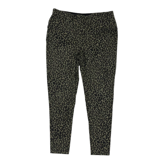 Pants Leggings By Chicos In Leopard Print, Size:L