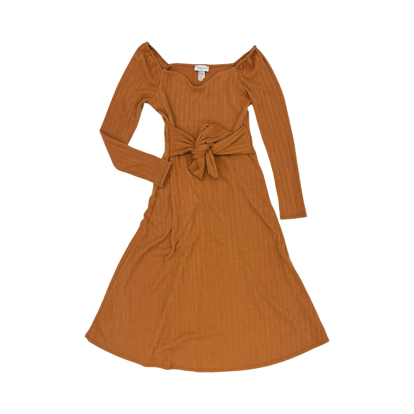 Dress Sweater By Gilli In Yellow, Size:M