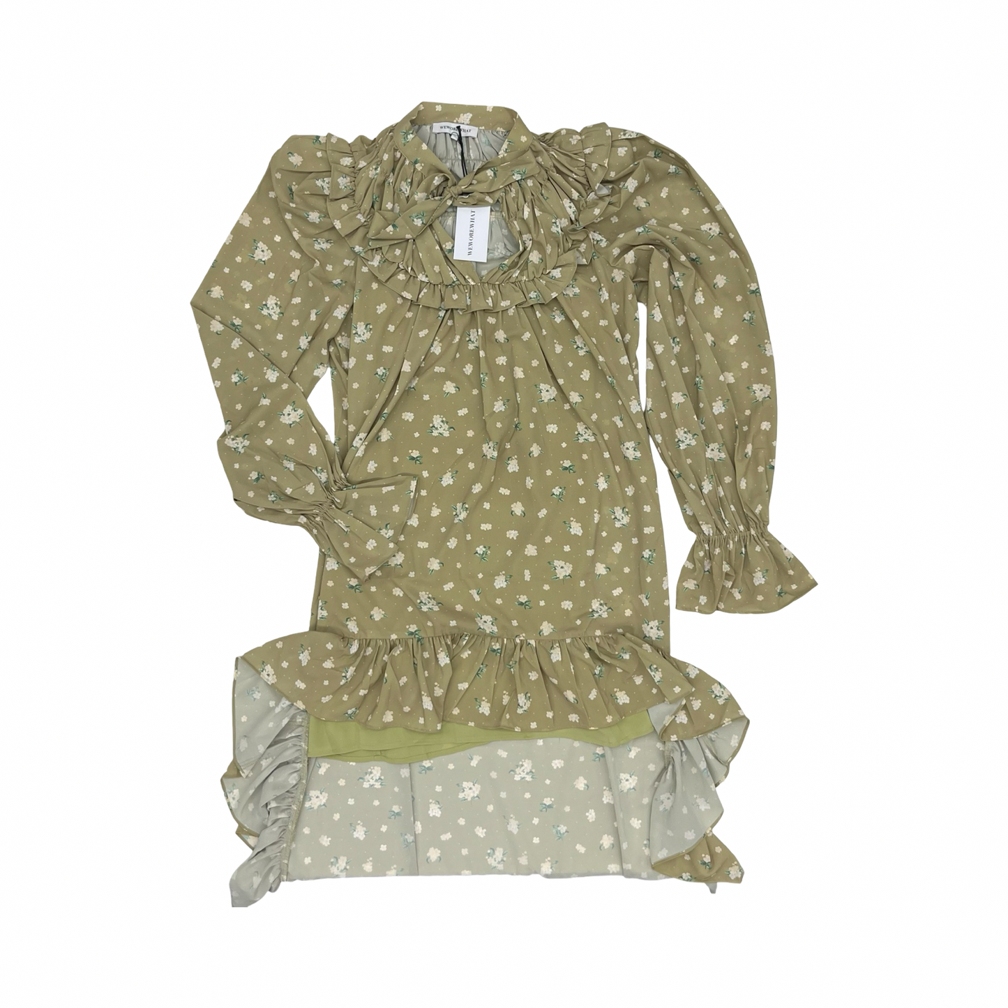 Dress Party Long By Cmc In Green, Size:S