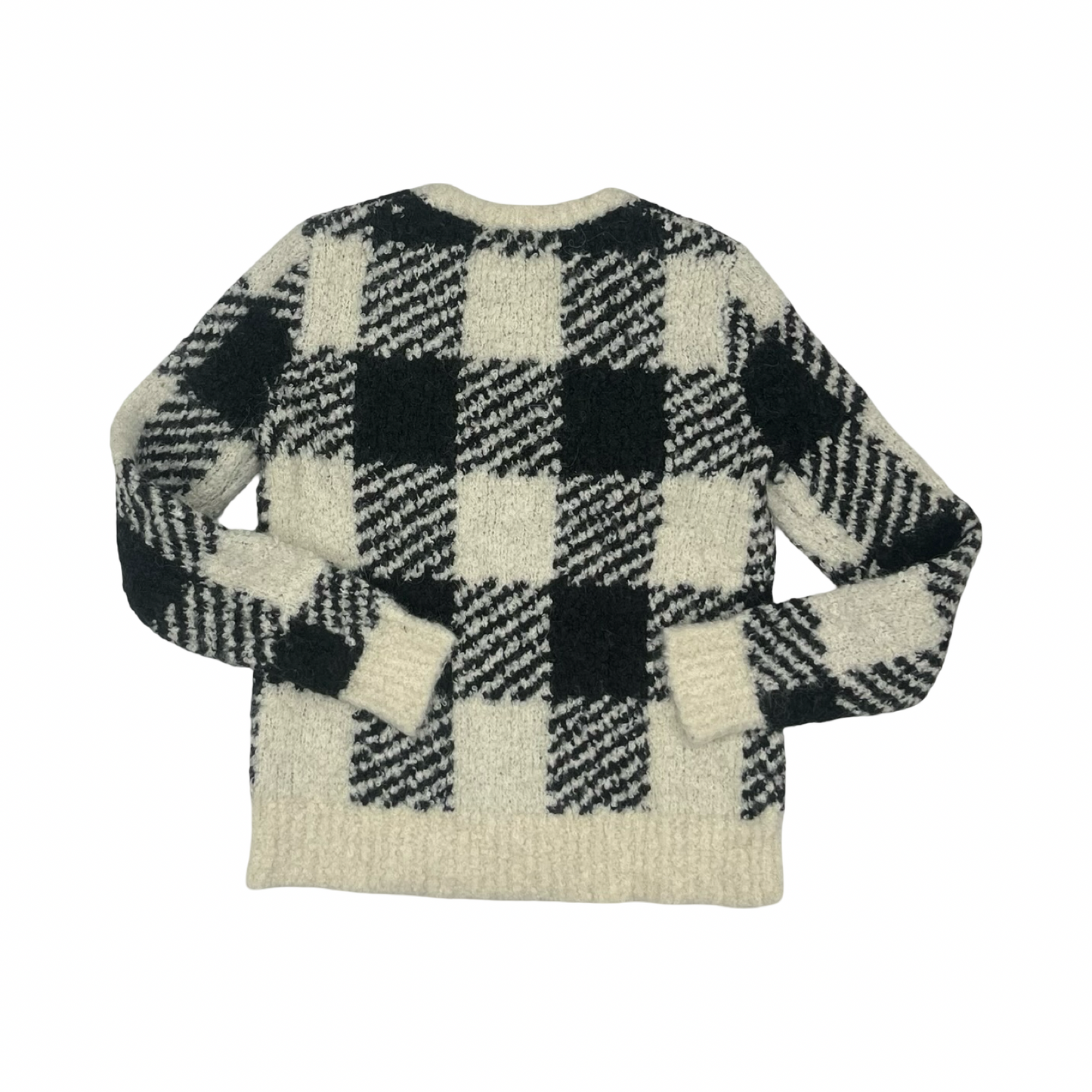 Sweater By J. Crew In Black & Cream, Size:Xs