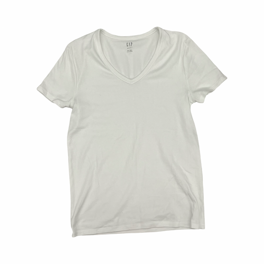Top Ss Basic By Gap In White, Size:Xl