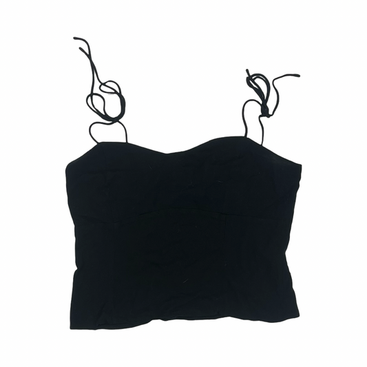 Blouse Sleeveless By Old Navy In Black, Size:L