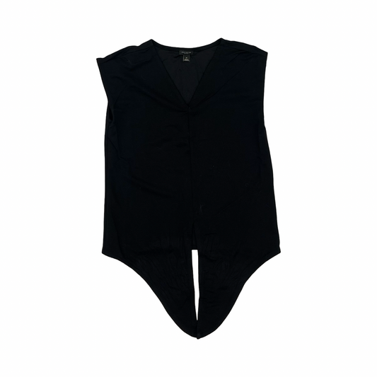 Blouse Ss By Ann Taylor In Black, Size:Xs