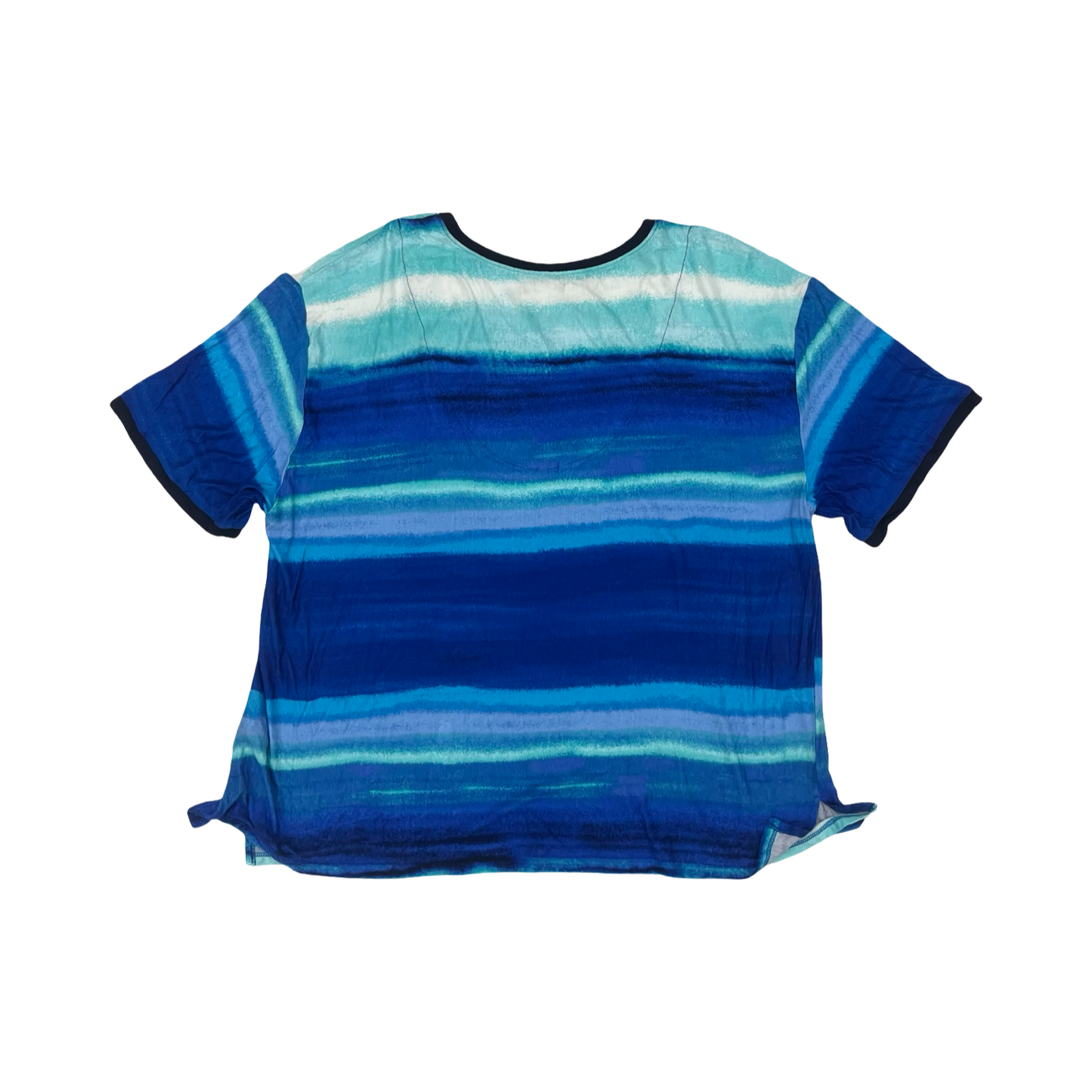 Top Ss By Simply Vera In Blue, Size:Xxl