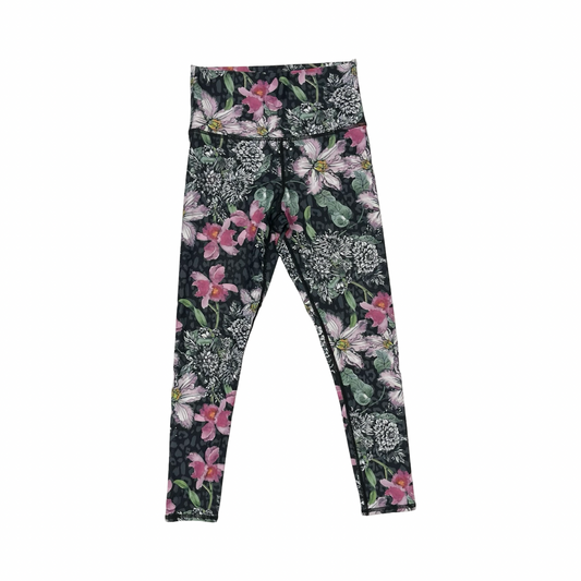 Athletic Leggings By Evolution In Floral Print, Size:S