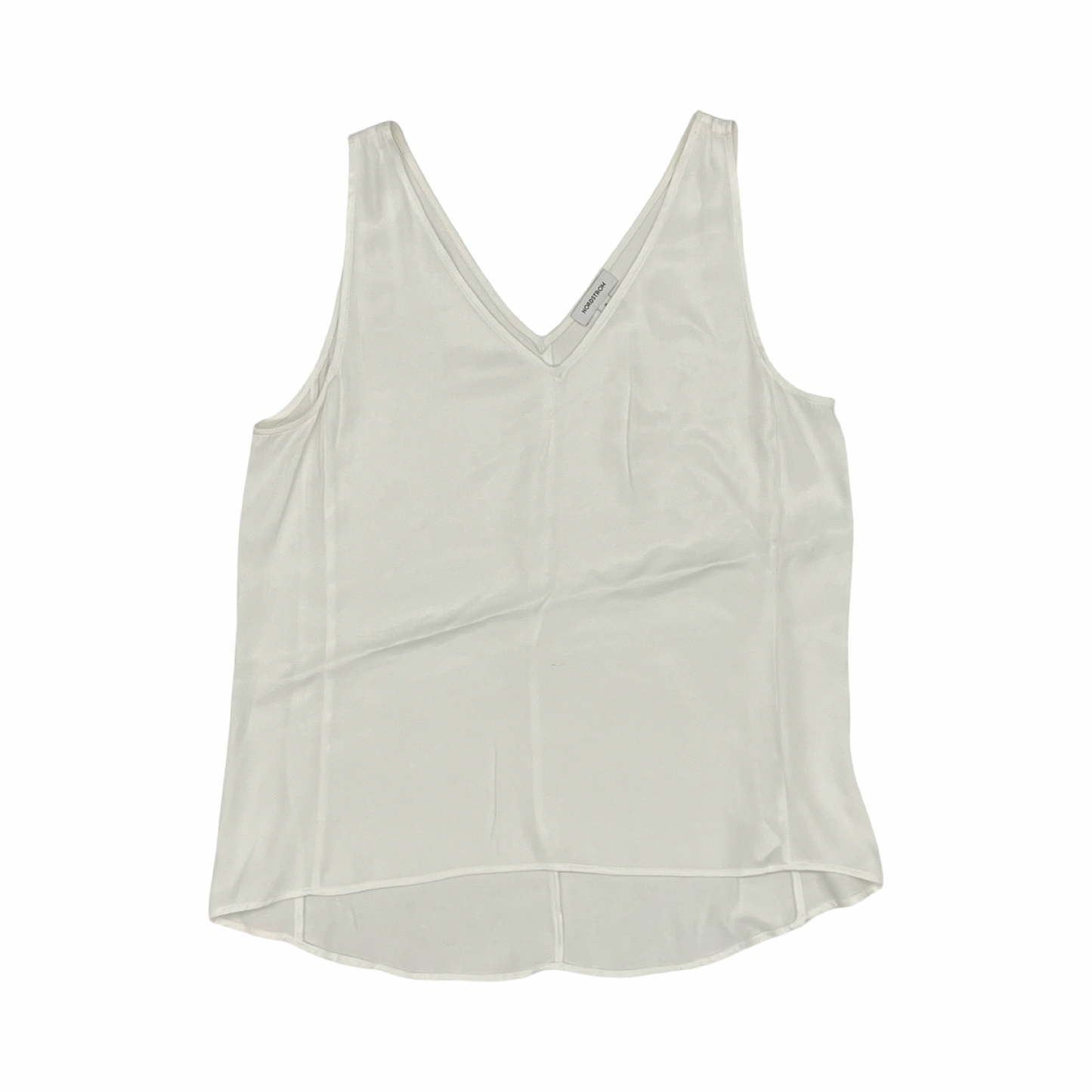 Blouse Sleeveless By Nordstrom In Cream, Size:M