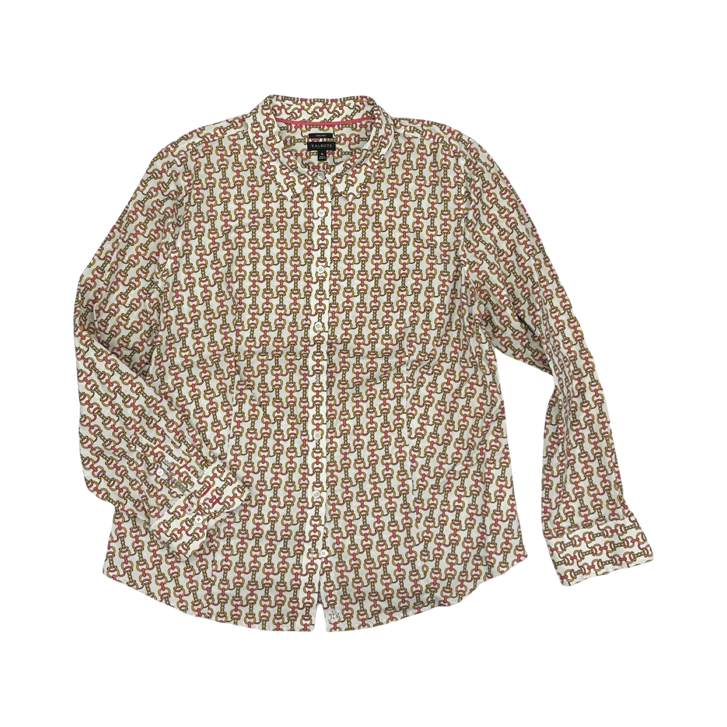 Blouse Ls By Talbots In Multi, Size:16
