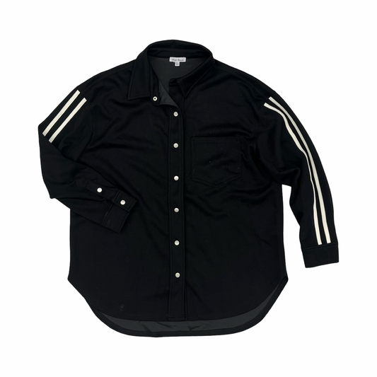 Jacket Shirt By White Birch In Black, Size:L