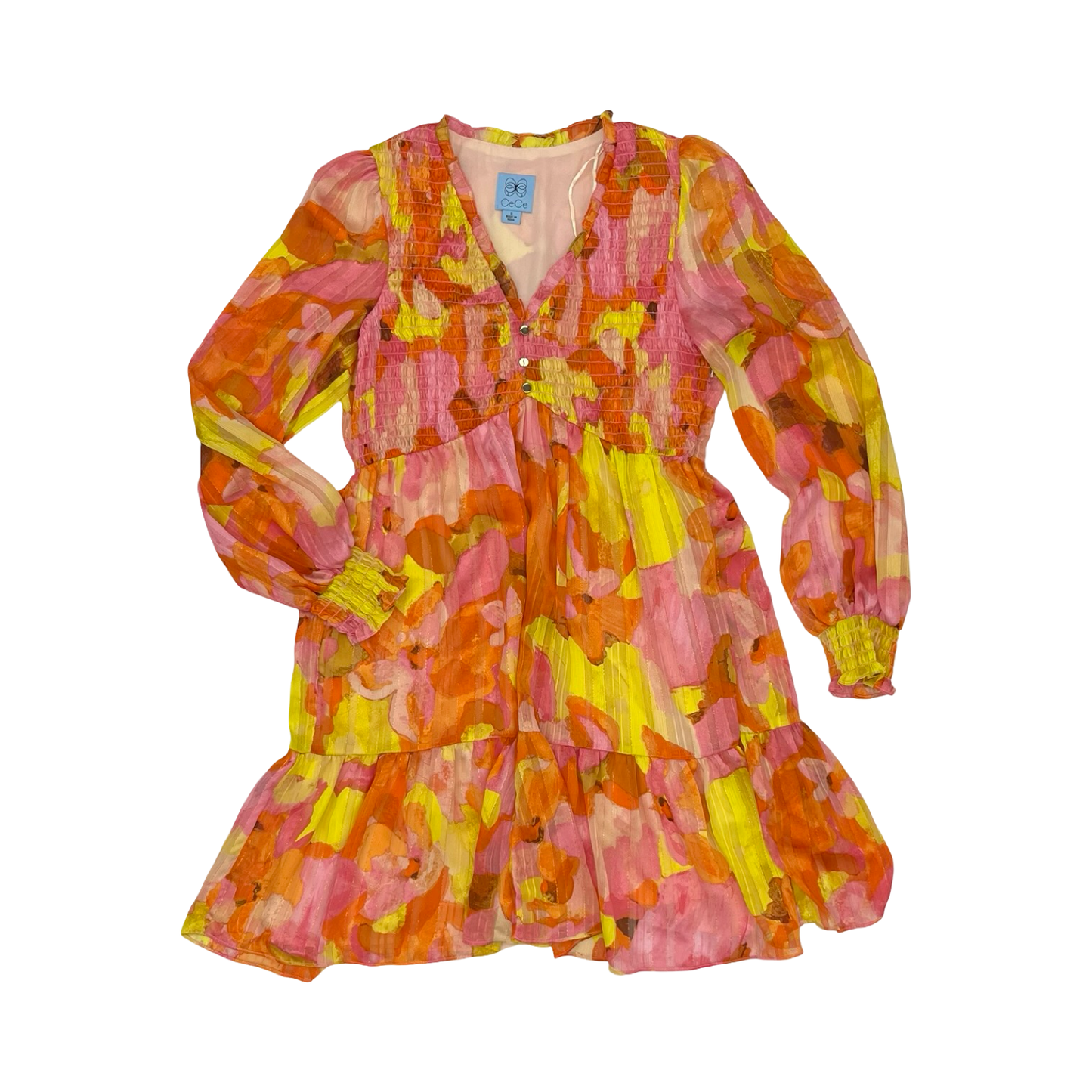 Dress Party Short By Cece In Floral Print, Size:S