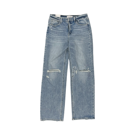 Jeans Straight By Flying Monkey In Blue Denim, Size:10