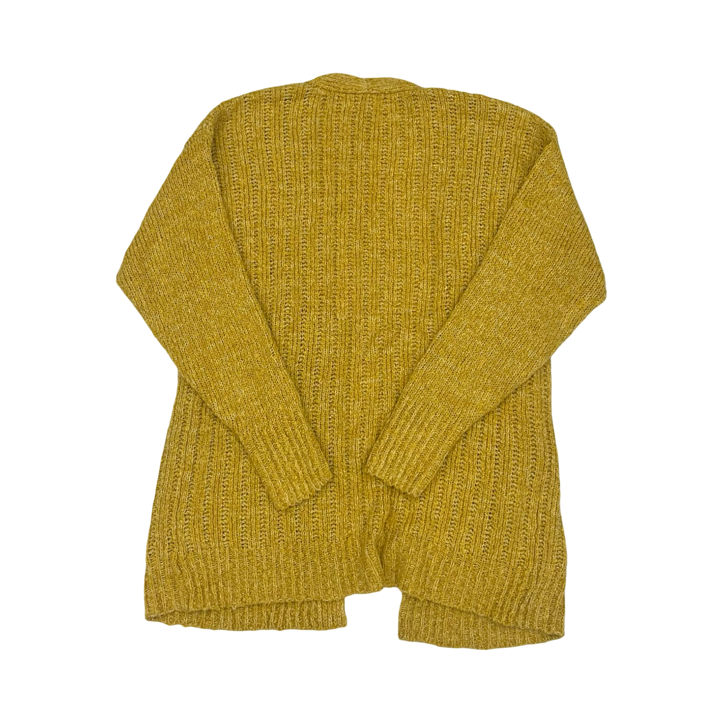 Sweater Cardigan By Nine West In Yellow, Size:M