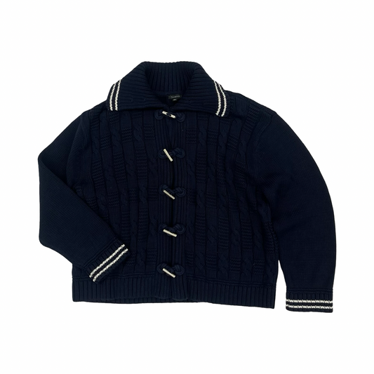 Sweater Cardigan By Talbots In Blue, Size:Xl