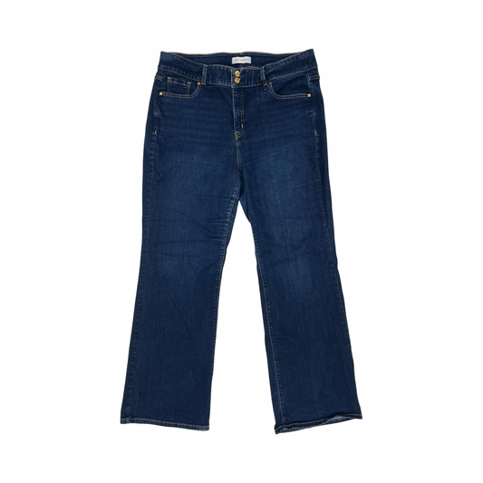 Jeans Straight By Lane Bryant In Blue Denim, Size:20