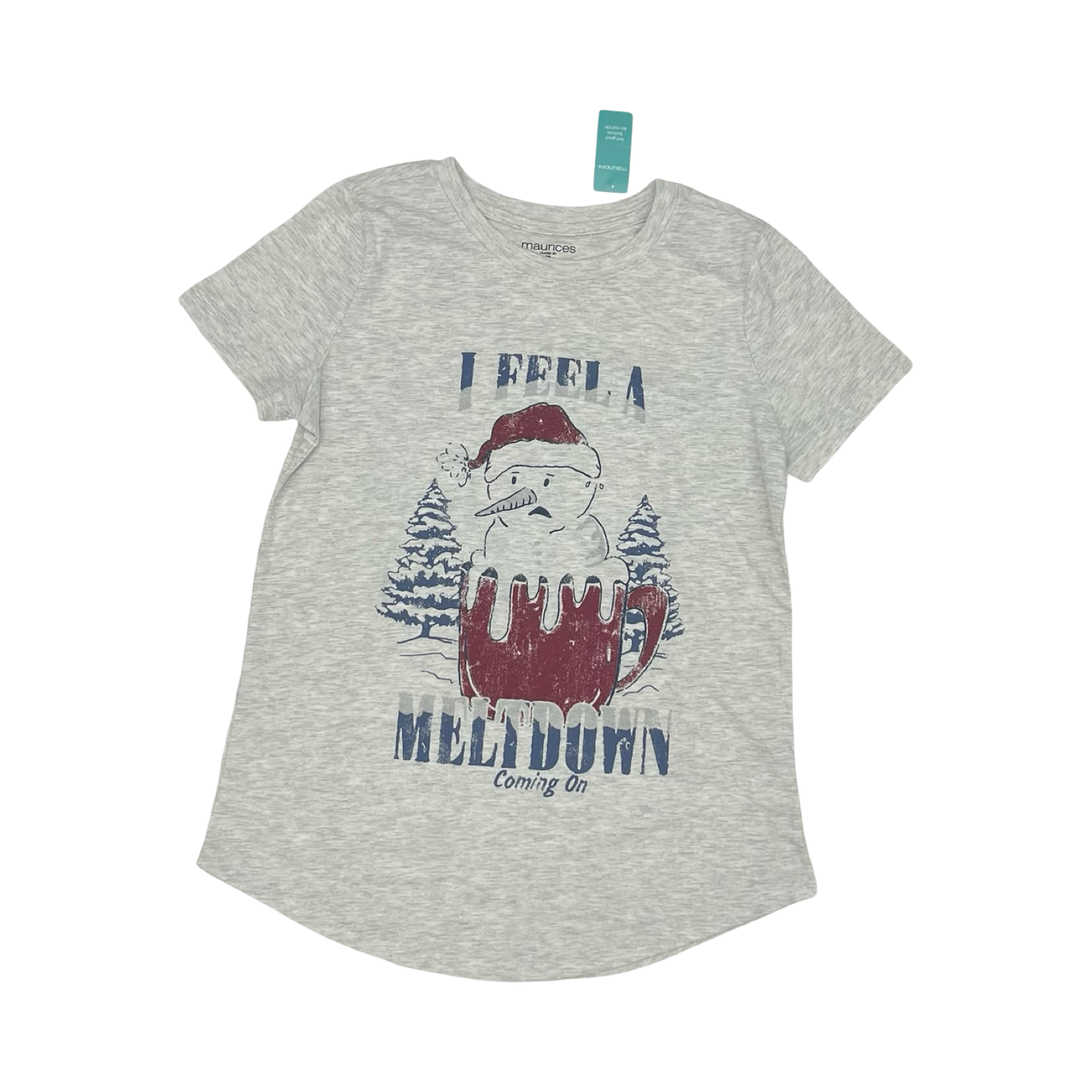 Top Ss By Maurices In Grey, Size:Xs
