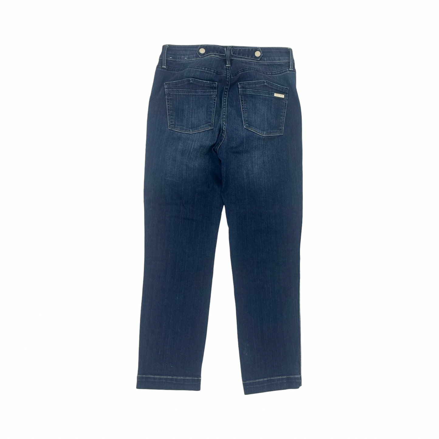 Jeans Cropped By White House Black Market In Blue Denim, Size:6