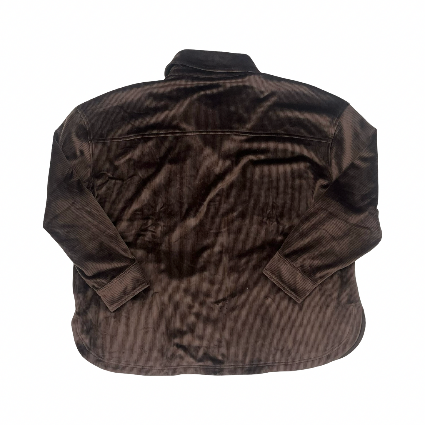 Jacket Shirt By Lou And Grey In Brown, Size:Xxl