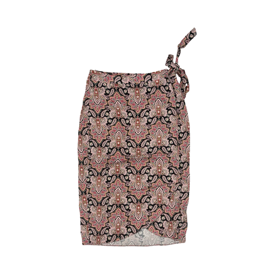 Skirt Midi By Maurices In Black & Pink, Size:S