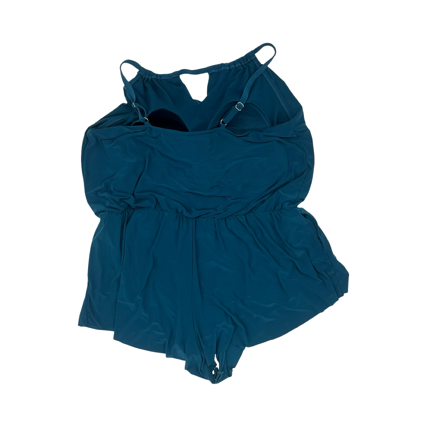 Swimsuit By Clothes Mentor In Green, Size:3X