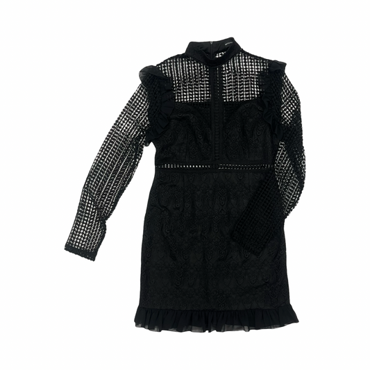 Dress Party Midi By Pretty Little Thing In Black, Size:10