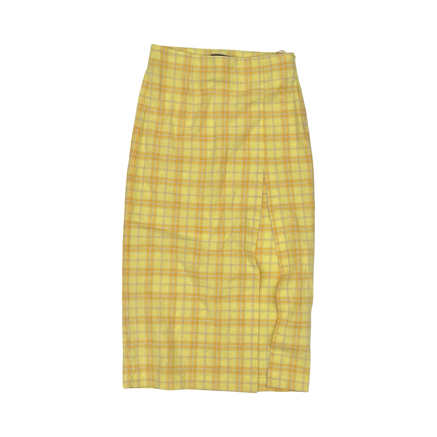 Skirt Midi By Zara In Yellow, Size:S