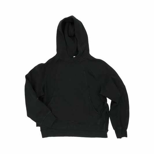 Athletic Sweatshirt Hoodie By Lululemon In Black, Size:M