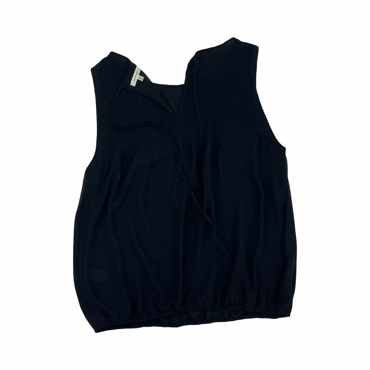Blouse Sleeveless By Max Studio In Navy, Size:Xl