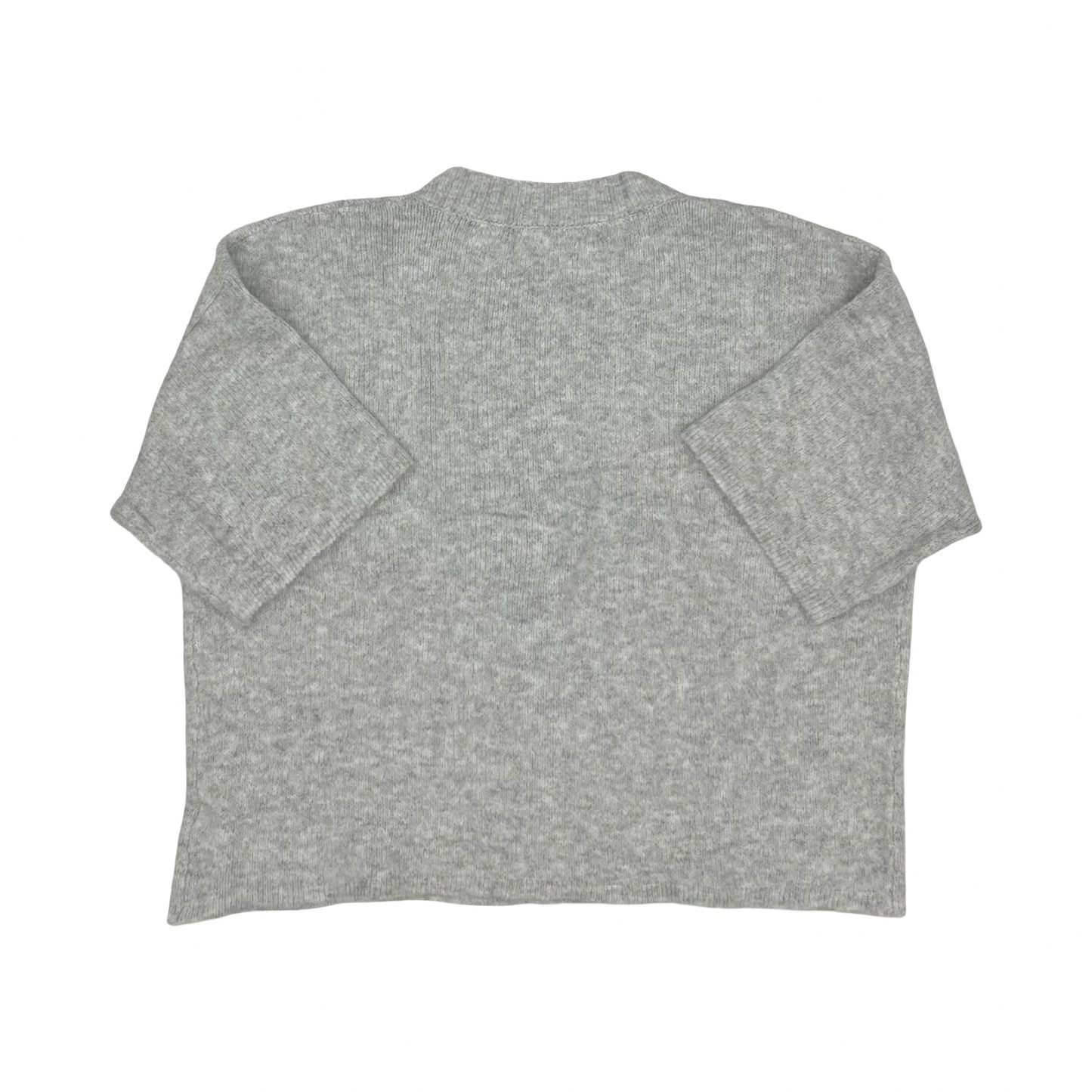 Sweater Cardigan By Clothes Mentor In Grey, Size:L