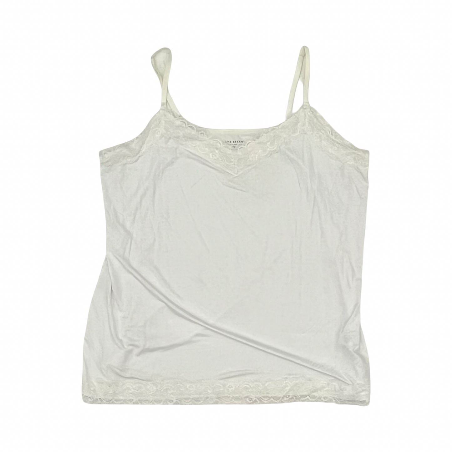 Top Cami By Lane Bryant In Cream, Size:1X