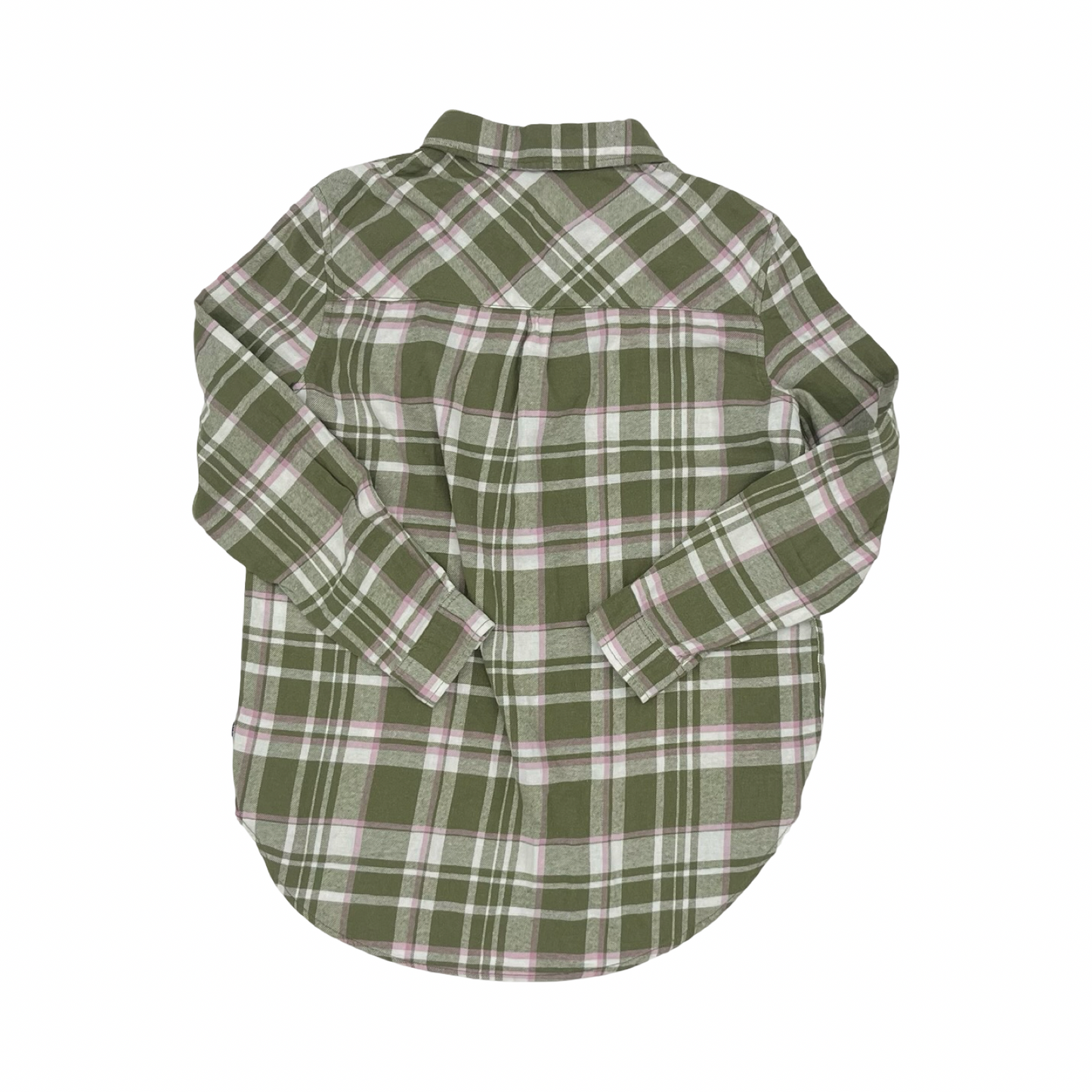 Top Ls By Gap In Plaid Pattern, Size:M
