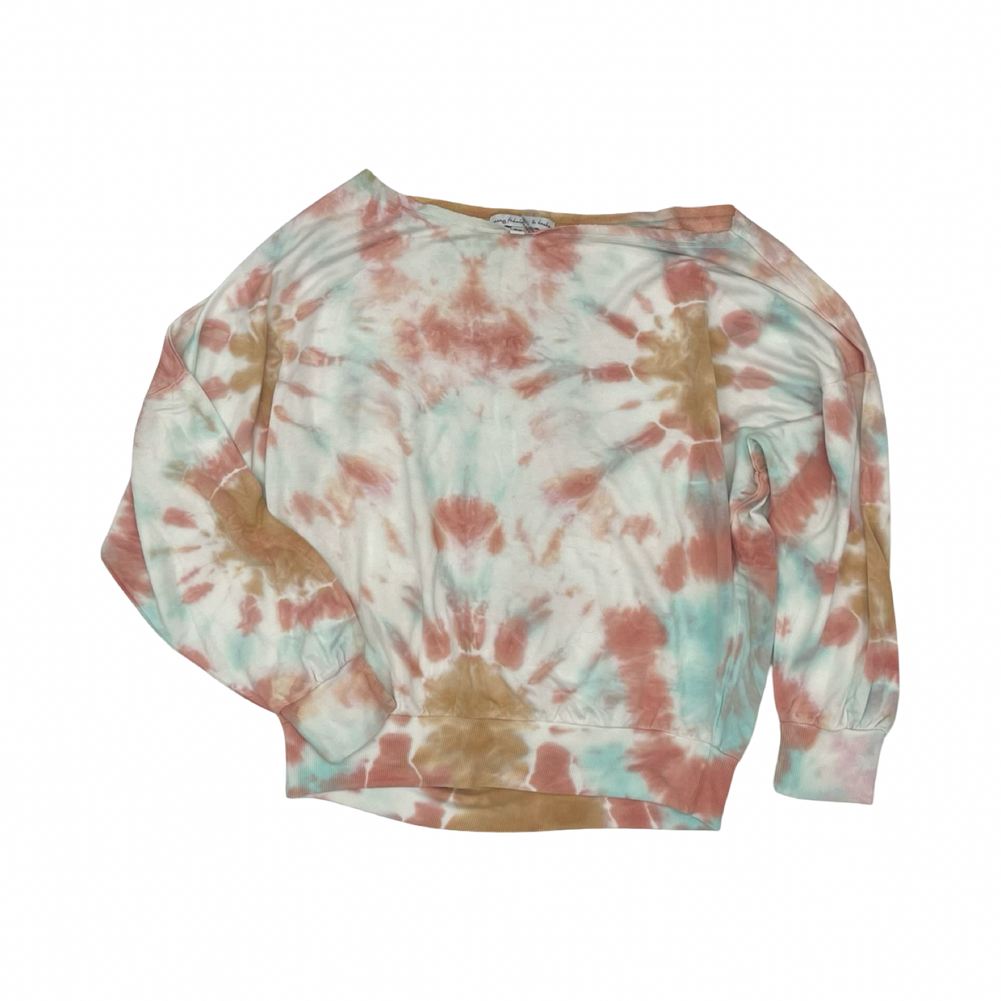 Top Ls By Young Fabulous & Broke In Tie Dye Print, Size:Xs