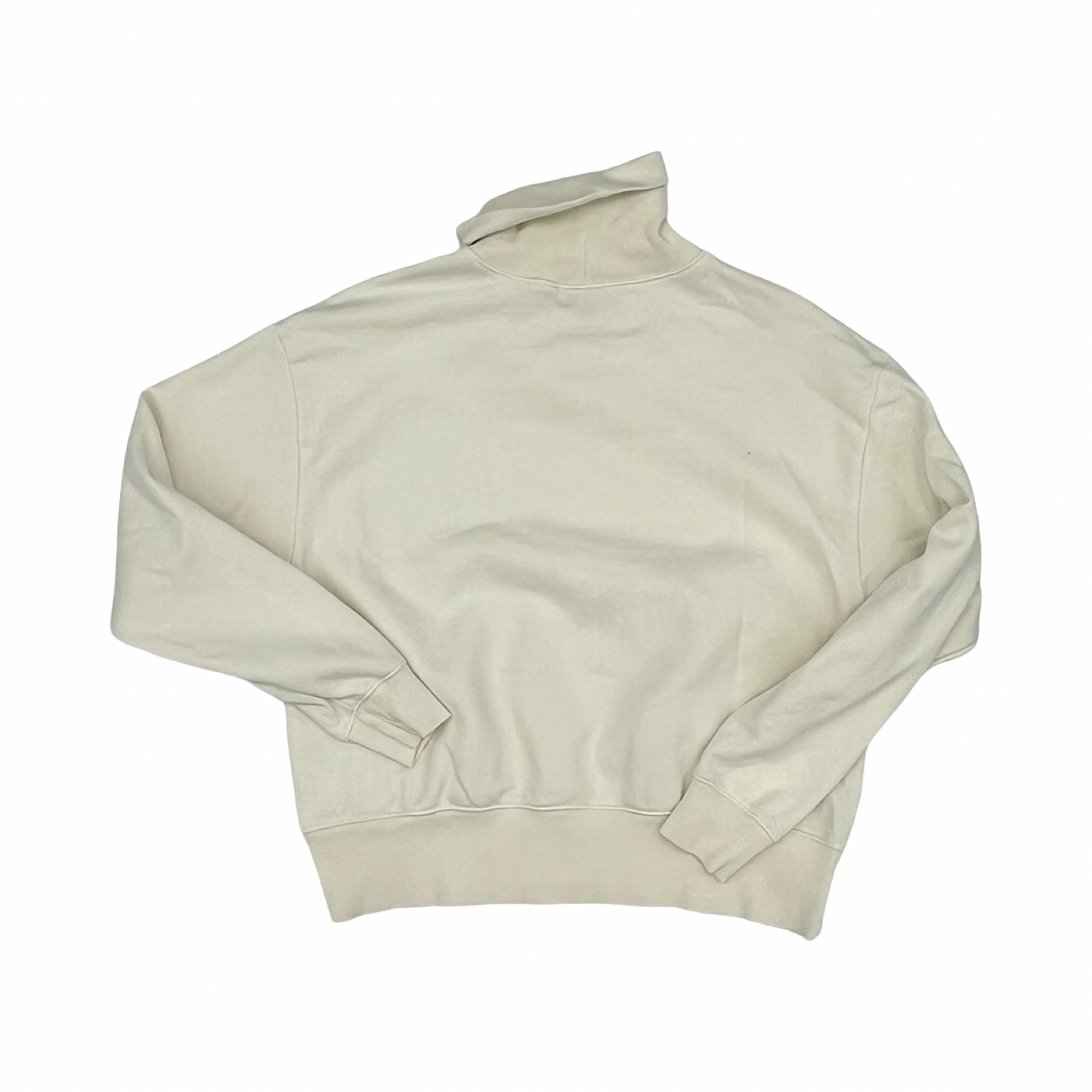 Sweatshirt Collar By Calia In Cream, Size:S
