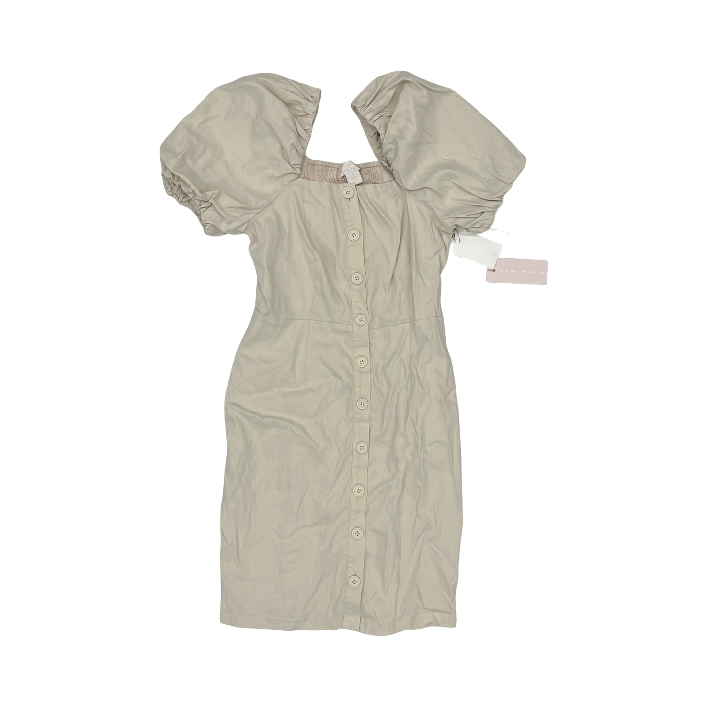 Dress Party Short By Clothes Mentor In Tan, Size:S