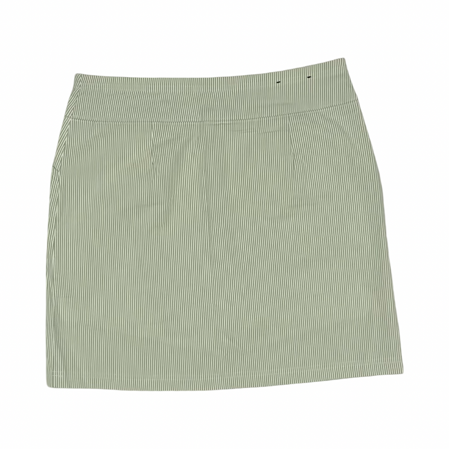 Skort By Mario Serrani In Green & White, Size:M