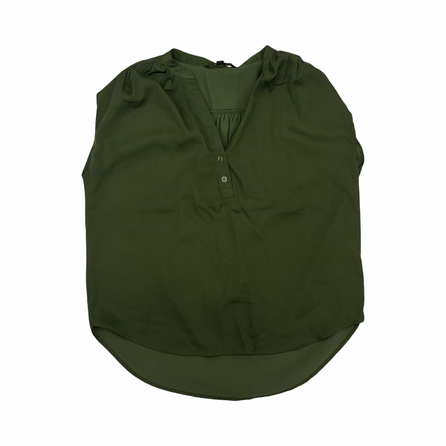 Blouse Ss By Banana Republic In Green, Size:Xs