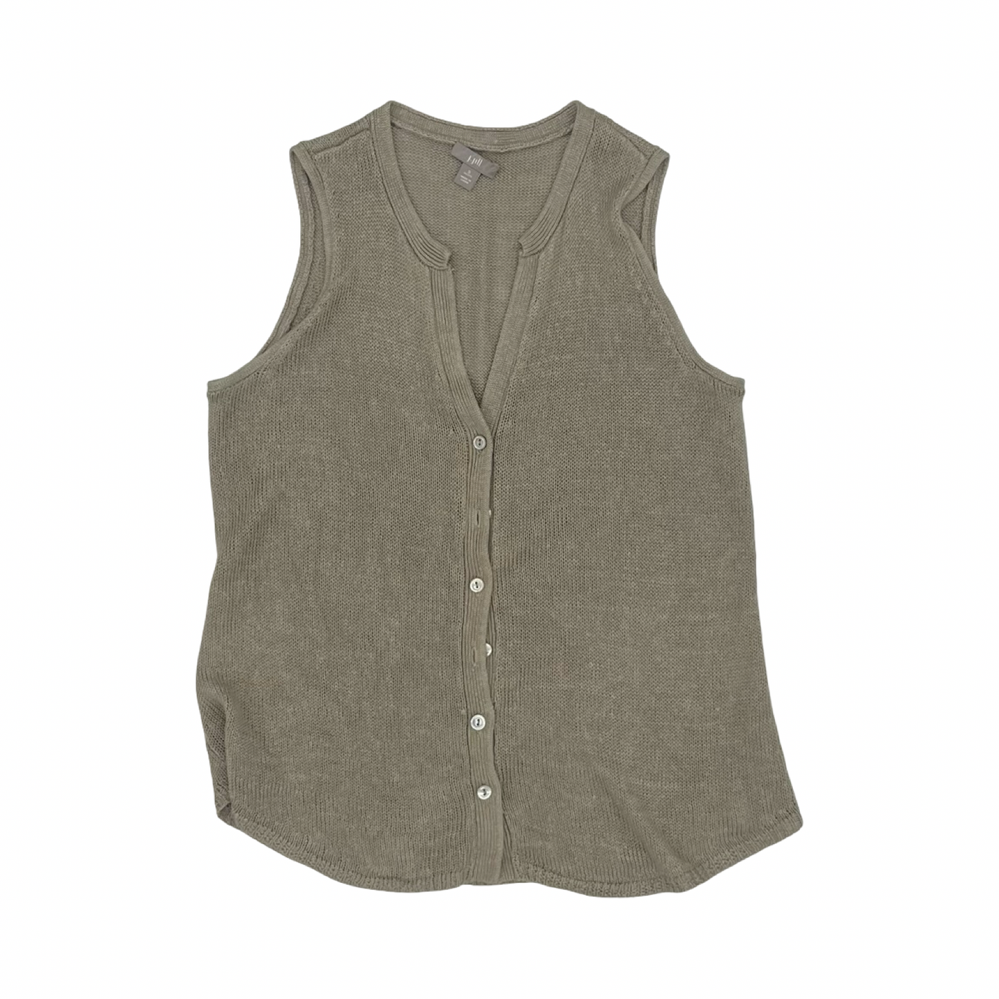 Vest Sweater By J. Jill In Brown, Size:Sp