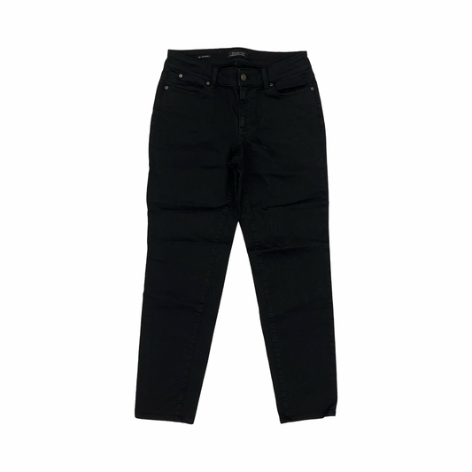 Jeans Straight By Talbots In Black, Size:6
