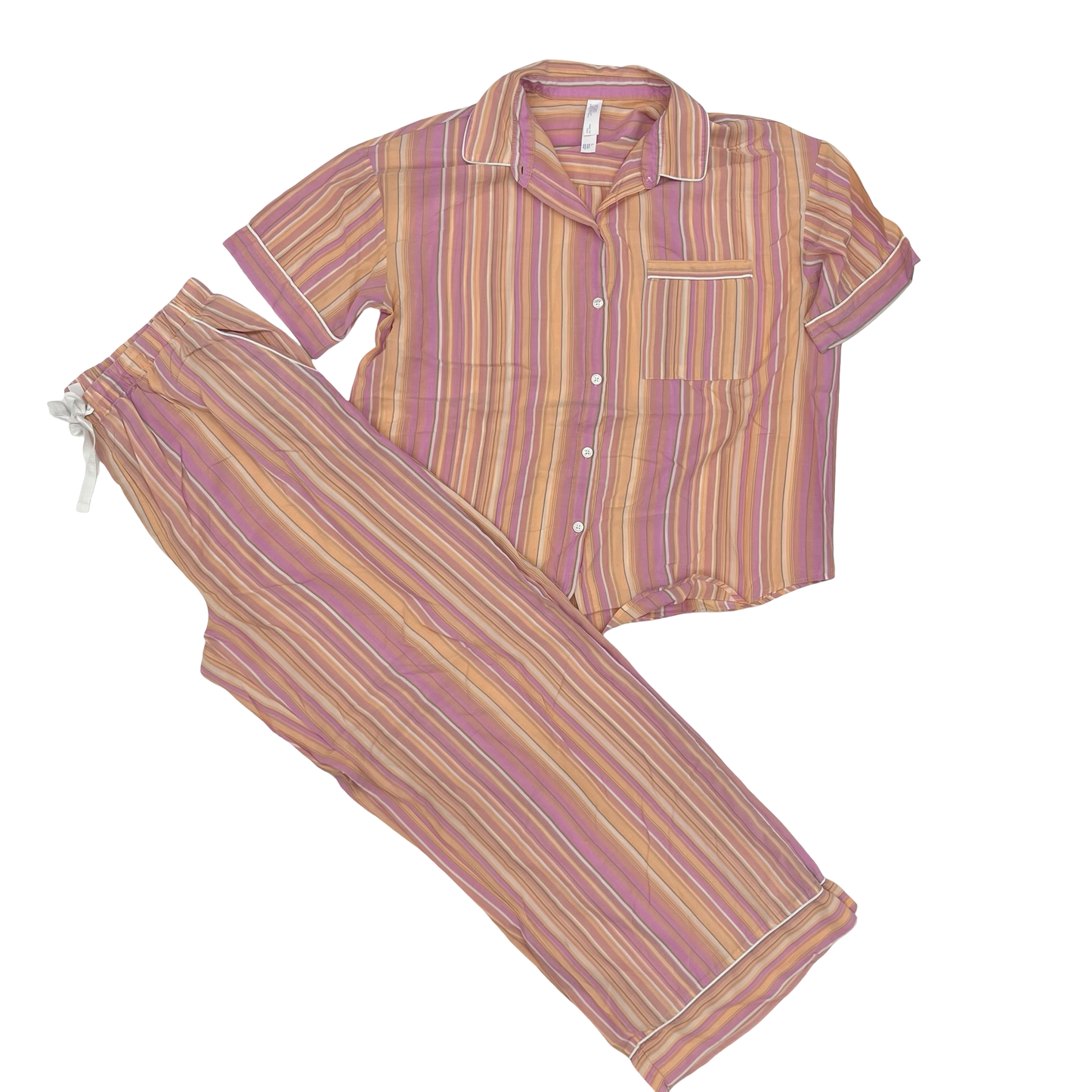 Pajamas 2Pc By Stars Above In Striped Pattern, Size:L