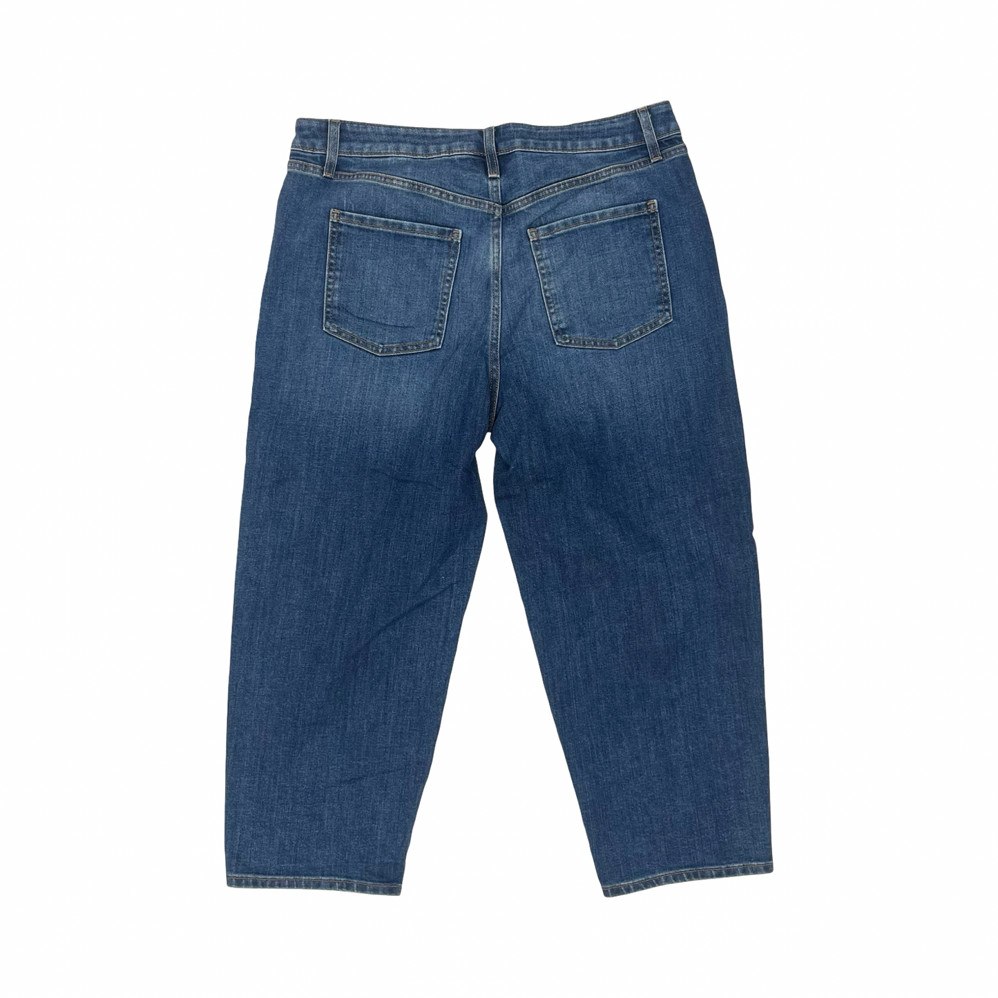 Jeans Straight By Chicos In Blue Denim, Size:10P