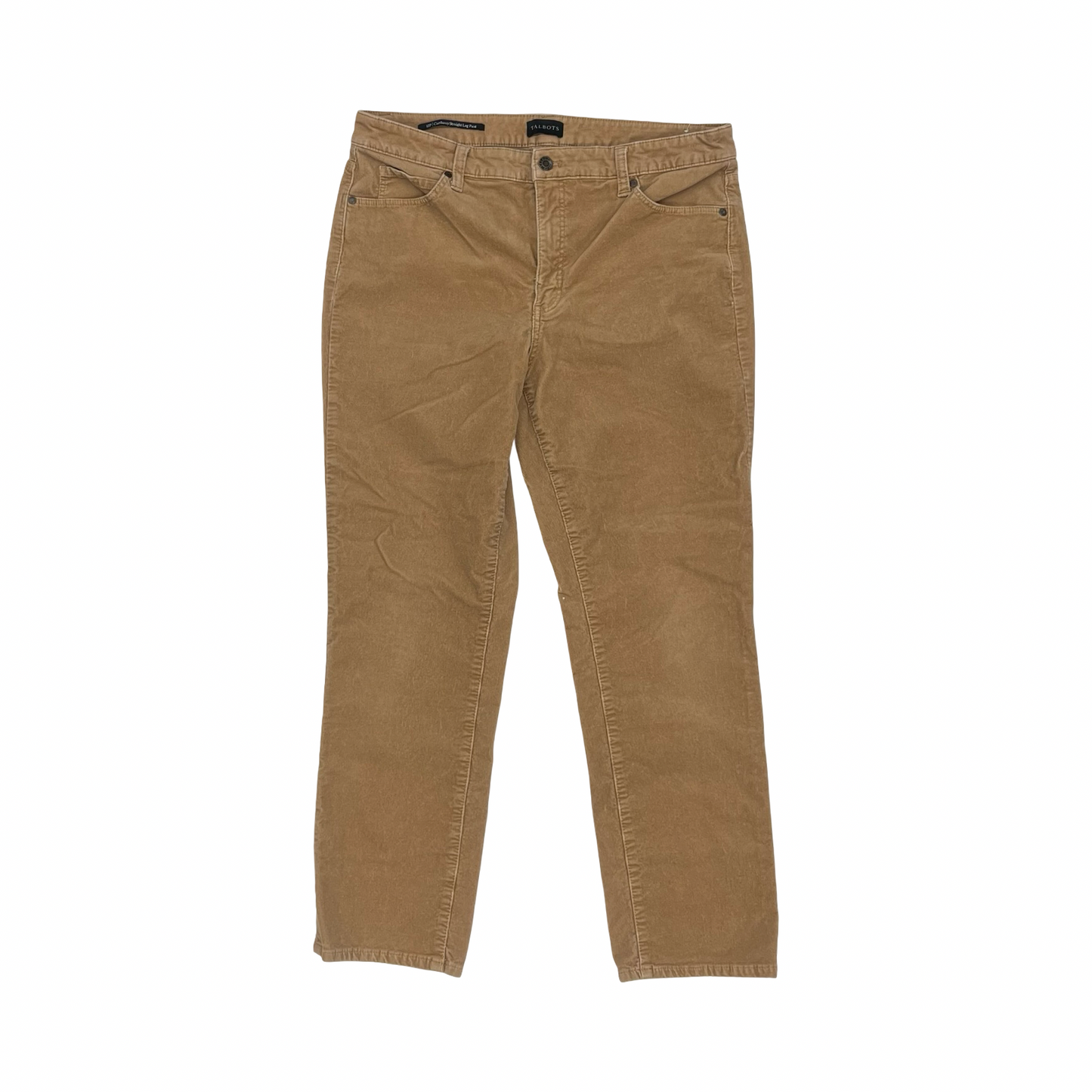 Pants Corduroy By Talbots In Brown, Size:12P