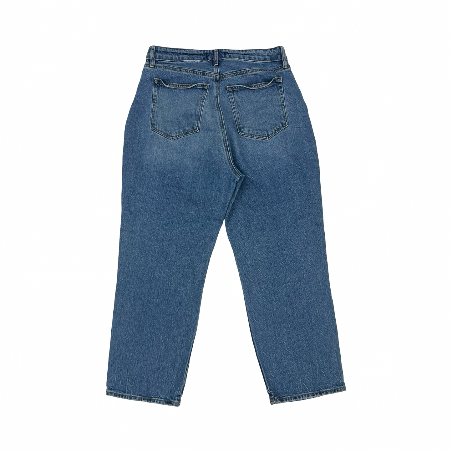 Jeans Straight By Loft In Blue Denim, Size:8