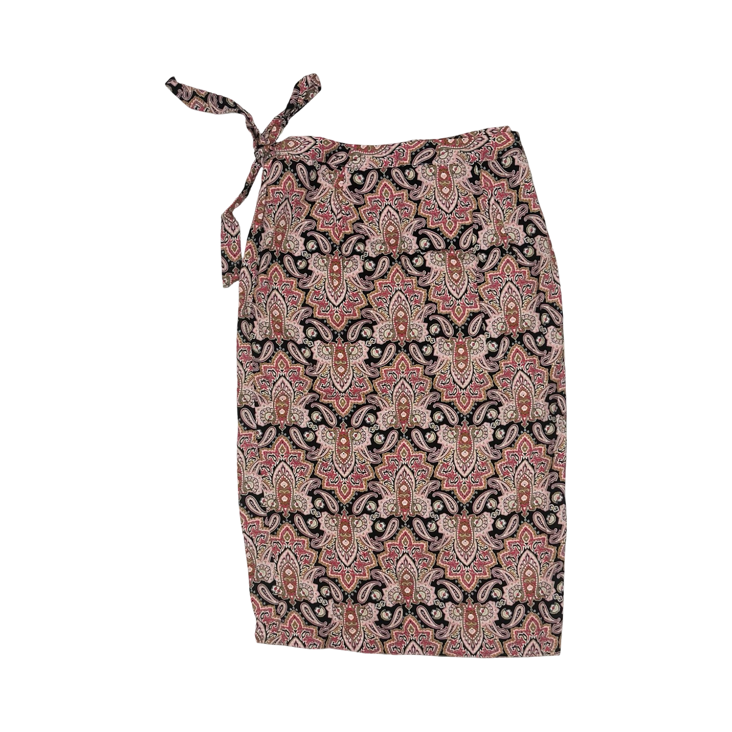 Skirt Midi By Maurices In Black & Pink, Size:S
