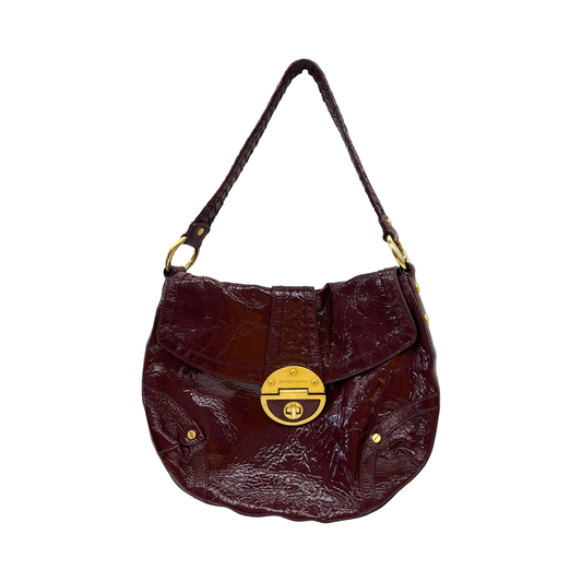 Handbag Leather By Elliot Lucca In Red, Size:Medium