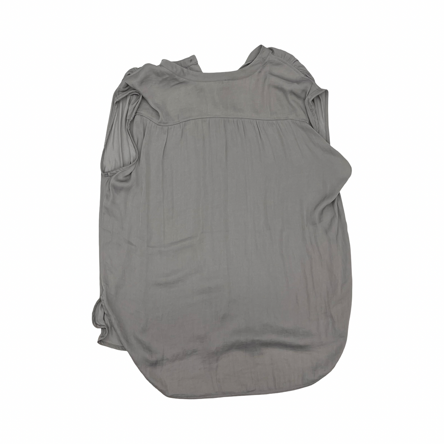 Blouse Sleeveless By Rachel Zoe In Grey, Size:Xl