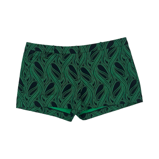 Shorts Designer By Michael Kors In Blue & Green, Size:16